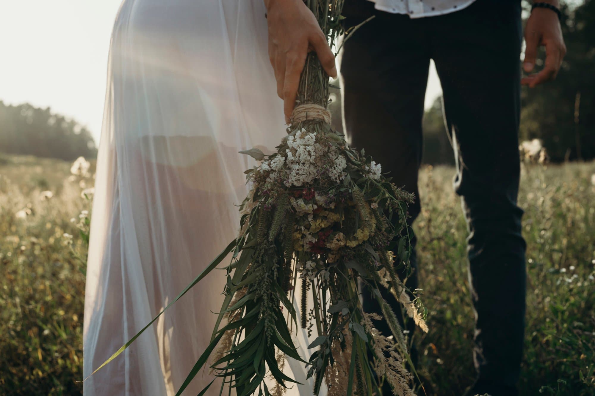 Engagement couple portrait